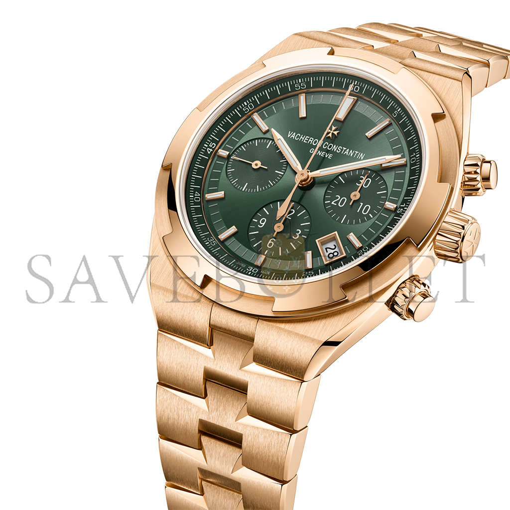 vacheron Co*sta*t*n overseas chronograph 42.5 mm pink gold watch 5520v/210r-b966